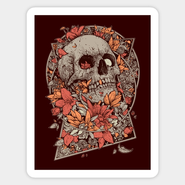 Skull 2 Sticker by TimurKhabirovArt